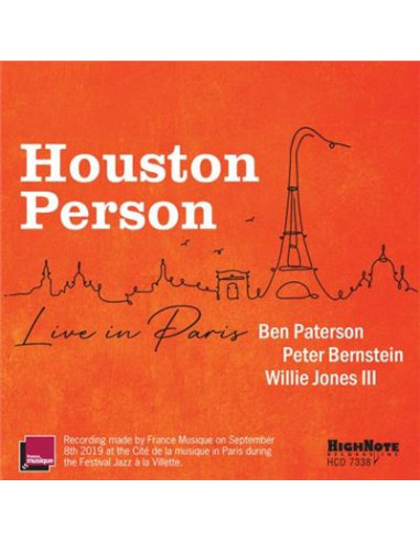 Houston Person -  Live in Paris (CD)-13683