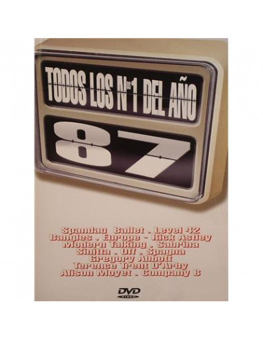 Todos Los No1 Del Ano 87 (DVD)-12497